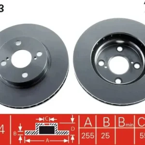 Ostatnie sztuki Tarcza hamulcowa TRW DF4403