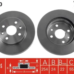 Łatwy zwrot Tarcza hamulcowa TRW DF4410