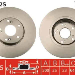 Łatwy zwrot Tarcza hamulcowa TRW DF4432S