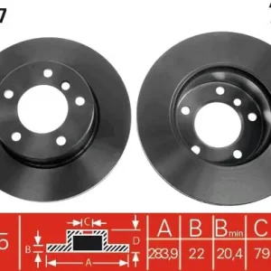Oferta czasowa Tarcza hamulcowa TRW DF4447