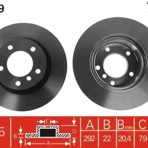 Cena promocyjna Tarcza hamulcowa TRW DF4449