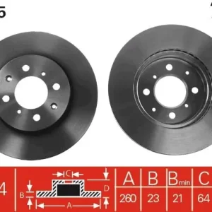 Hit sprzedaży Tarcza hamulcowa TRW DF4455