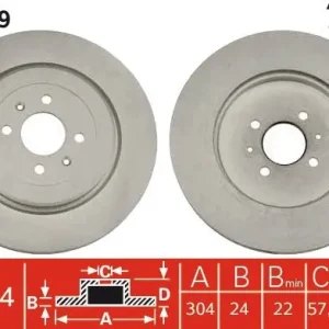 Bestseller Tarcza hamulcowa TRW DF4529