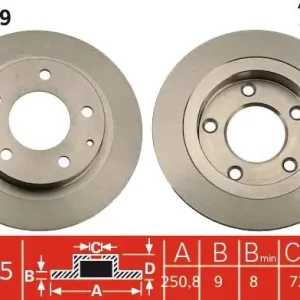 Darmowa dostawa Tarcza hamulcowa TRW DF4689