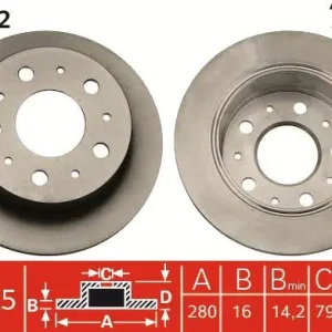 Ostatnia szansa Tarcza hamulcowa TRW DF4752