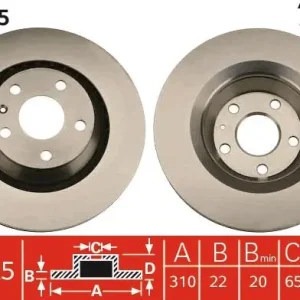 Promocja Tarcza hamulcowa TRW DF4785