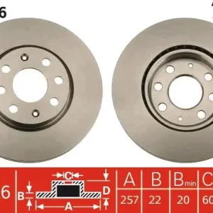Obniżka ceny Tarcza hamulcowa TRW DF4796