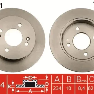 Tylko dziś Tarcza hamulcowa TRW DF4801