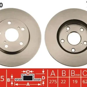 Popularny Tarcza hamulcowa TRW DF4810