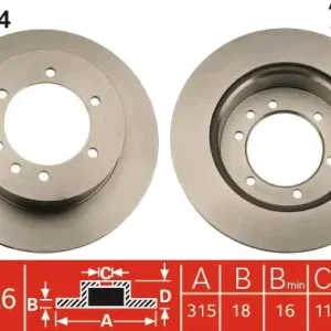 Oferta czasowa Tarcza hamulcowa TRW DF4814