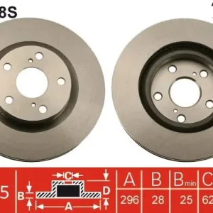 Popularny Tarcza hamulcowa TRW DF4828S