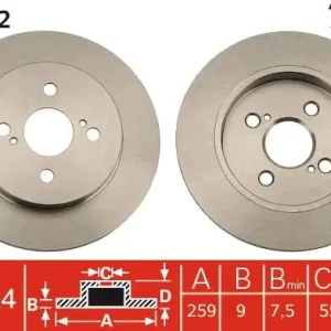 Kup teraz Tarcza hamulcowa TRW DF4832