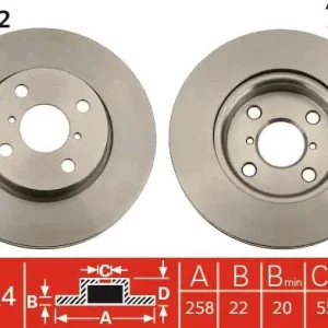 Promocja Tarcza hamulcowa TRW DF4842