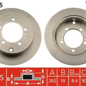 Kup teraz Tarcza hamulcowa TRW DF4845