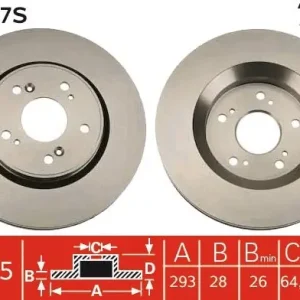 Zniżka Tarcza hamulcowa TRW DF4857S