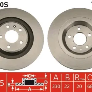 Okazja Tarcza hamulcowa TRW DF4860S