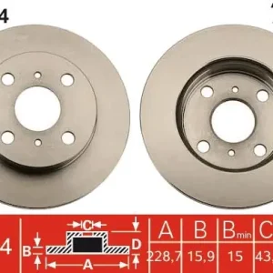 Oferta Tarcza hamulcowa TRW DF4884