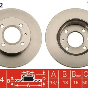 Zamów teraz Tarcza hamulcowa TRW DF4892