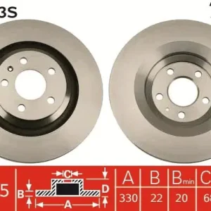 Zamów teraz Tarcza hamulcowa TRW DF4893S
