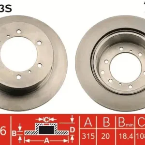 Tylko dziś Tarcza hamulcowa TRW DF4903S