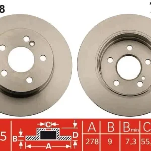 Bezpieczna płatność Tarcza hamulcowa TRW DF4948