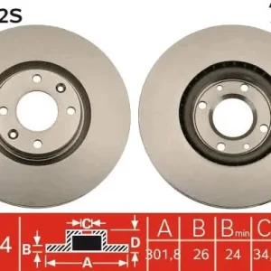 Wybór klientów Tarcza hamulcowa TRW DF4962S