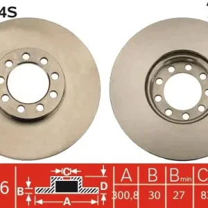 Bezpieczna płatność Tarcza hamulcowa TRW DF4994S