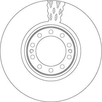 Okazja Tarcza hamulcowa TRW DF5087S