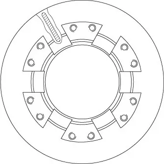 Tarcza hamulcowa TRW DF5116S Super okazja