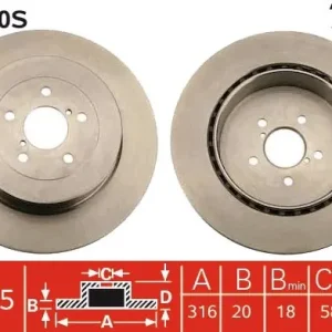 Tarcza hamulcowa TRW DF6000S Nie przegap