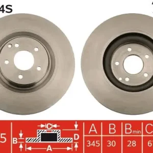Tarcza hamulcowa TRW DF6004S Niska cena