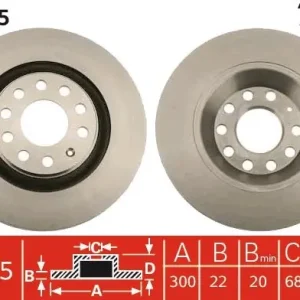 Hit sprzedaży Tarcza hamulcowa TRW DF6005