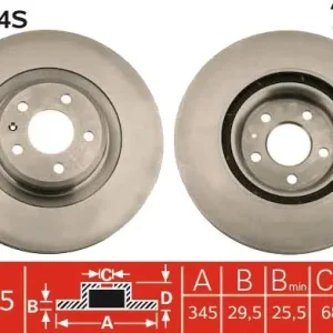 Kup teraz Tarcza hamulcowa TRW DF6014S