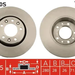 Tarcza hamulcowa TRW DF6020S Cena promocyjna