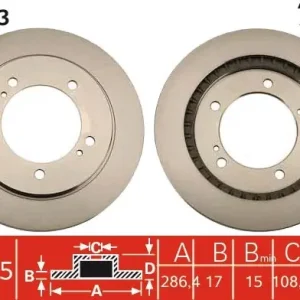 Okazja Tarcza hamulcowa TRW DF6023