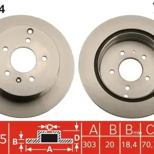 Tarcza hamulcowa TRW DF6024 Ograniczona ilość