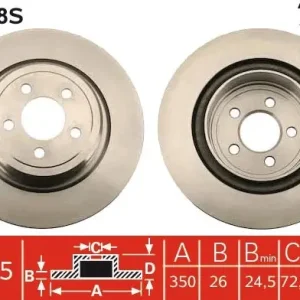 Tarcza hamulcowa TRW DF6028S Kup online