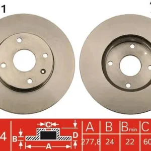Tarcza hamulcowa TRW DF6031 Kup online