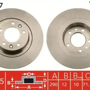 Zamów teraz Tarcza hamulcowa TRW DF6047