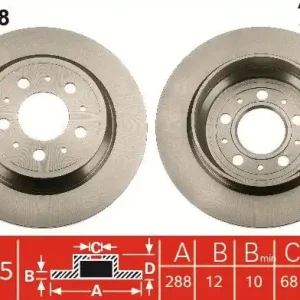 Tarcza hamulcowa TRW DF6048 Tylko do końca tygodnia