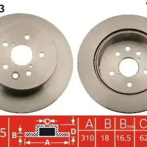 Zamów dziś Tarcza hamulcowa TRW DF6063