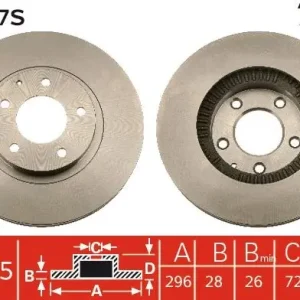 Okazja Tarcza hamulcowa TRW DF6067S