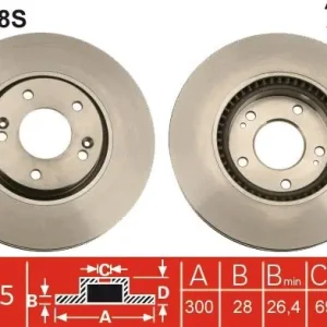 Tarcza hamulcowa TRW DF6108S Zamów dziś