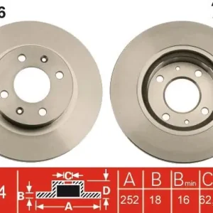 Tarcza hamulcowa TRW DF6116 Darmowa dostawa
