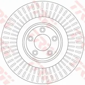 Niska cena Tarcza hamulcowa TRW DF6146S