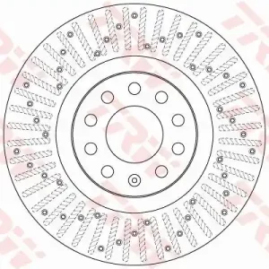 Bezpieczna płatność Tarcza hamulcowa TRW DF6189S