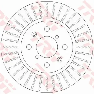 Tarcza hamulcowa TRW DF6232 Dostępne od ręki