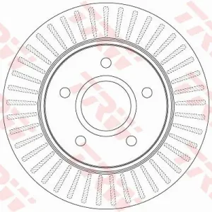 Wysoka jakość Tarcza hamulcowa TRW DF6253S
