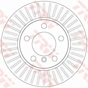 Ekspresowa dostawa Tarcza hamulcowa TRW DF6255