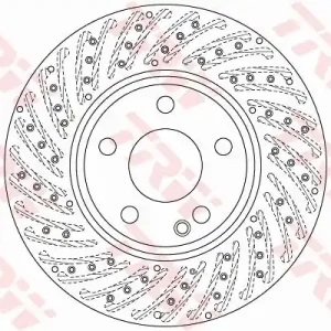 Popularny Tarcza hamulcowa TRW DF6262S